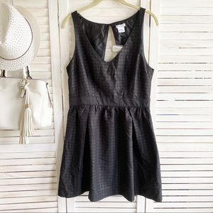 Cooperative Black Fit & Flare Mini Dress - 10